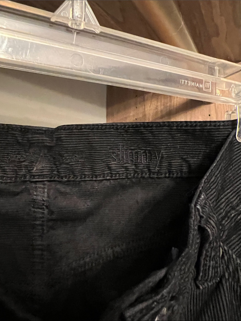 7 For All Mankind Straight-Leg Black courdory Jeans - Timeless Everyday Fit - Picture 3 of 11